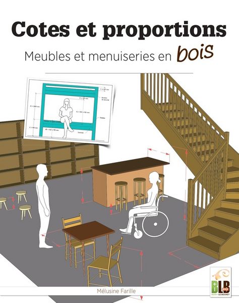 Produktbild: Cotes et proportions : meubles et menuiseries en bois