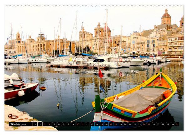 Produktbild: Malta - Juwel im Mittelmeer (hochwertiger Premium Wandkalender 2026 DIN A2 quer), Kunstdruck in Hochglanz