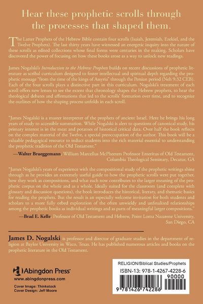 Produktbild: Introduction to the Hebrew Prophets