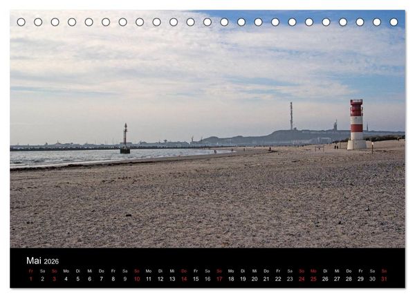 Produktbild: Helgoland - idyllische Nordseeinsel (Tischkalender 2026 DIN A5 quer), CALVENDO Monatskalender