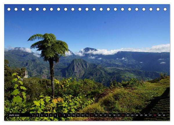 Produktbild: La R&eacute;union - Paradies im indischen Ozean (Tischkalender 2026 DIN A5 quer), CALVENDO Monatskalender