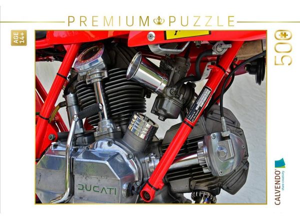 CALVENDO Puzzle Ein Motiv aus dem Kalender Ducati 900SS Königswelle | 500 Teile Lege-Größe 48 × 36 cm Foto-Puzzle für Erwachsene