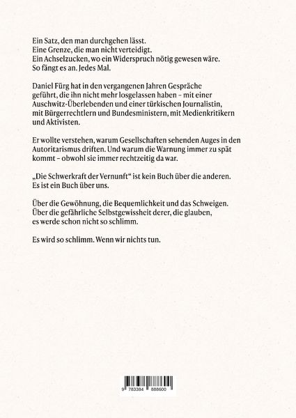 Produktbild: Die Schwerkraft der Vernunft