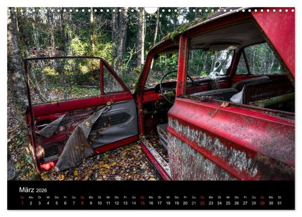 Produktbild: Autos, abgestellt und vergessen (Wandkalender 2026 DIN A3 quer), CALVENDO Monatskalender
