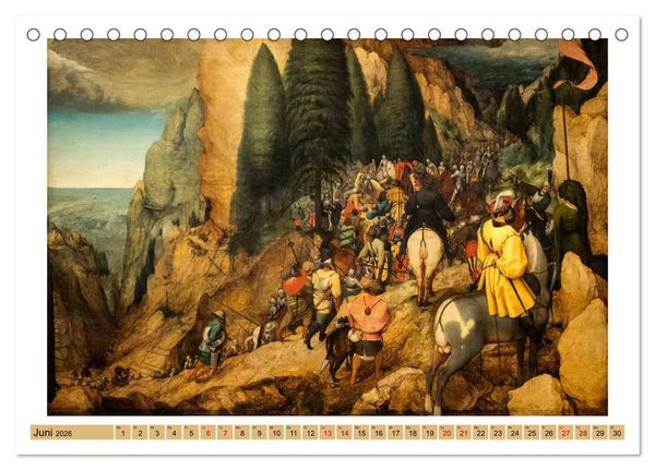Produktbild: Pieter Bruegel d.&Auml;. (Tischkalender 2026 DIN A5 quer), CALVENDO Monatskalender