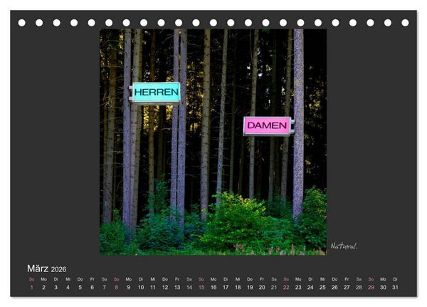 Produktbild: Schwarzwald. Anders. (Tischkalender 2026 DIN A5 quer), CALVENDO Monatskalender