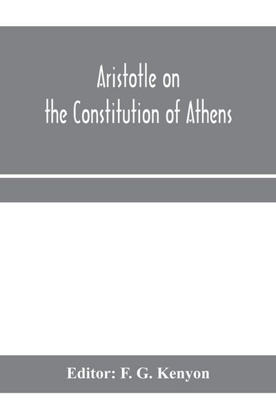 Produktbild: Aristotle on the constitution of Athens