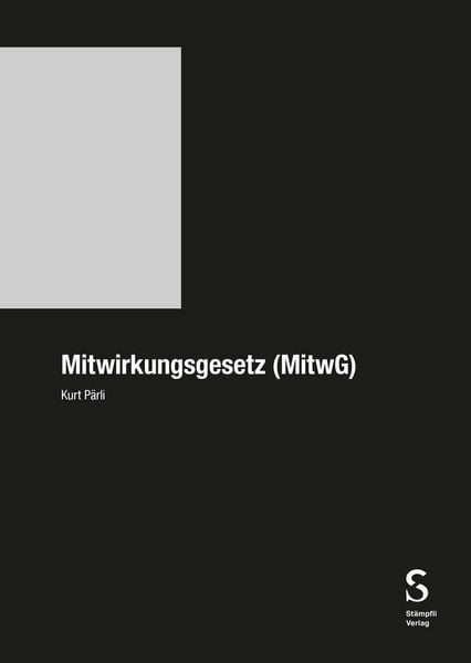 Produktbild: Mitwirkungsgesetz