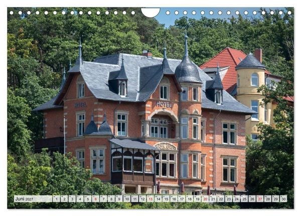 Produktbild: Blankenburg verzaubert - Die Bl&uuml;tenstadt im Harz (Wandkalender 2027 DIN A4 quer), CALVENDO Monatskalender