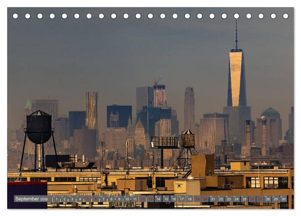 Produktbild: New York City Vibes (Tischkalender 2026 DIN A5 quer), CALVENDO Monatskalender