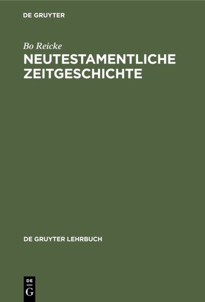 Produktbild: Neutestamentliche Zeitgeschichte