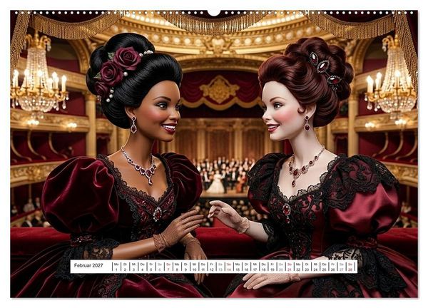 Produktbild: Fabulous Dolls &ndash; Belle &Eacute;poque (Wandkalender 2027 DIN A2 quer), CALVENDO Monatskalender