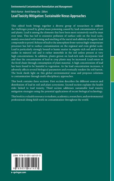 Produktbild: Lead Toxicity Mitigation: Sustainable Nexus Approaches