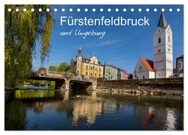 Produktbild: F&uuml;rstenfeldbruck und Umgebung (Tischkalender 2026 DIN A5 quer), CALVENDO Monatskalender