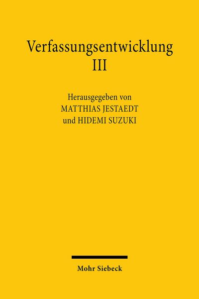 Produktbild: Verfassungsentwicklung III