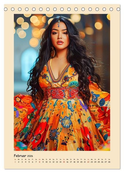 Produktbild: Plus Size Models in glamour&ouml;ser High Fashion (Tischkalender 2026 DIN A5 hoch), CALVENDO Monatskalender