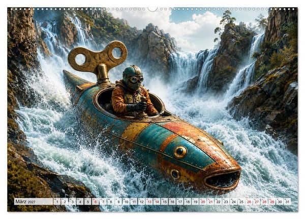 Produktbild: Aufgezogen und abgelegt (hochwertiger Premium Wandkalender 2027 DIN A2 quer), Kunstdruck in Hochglanz
