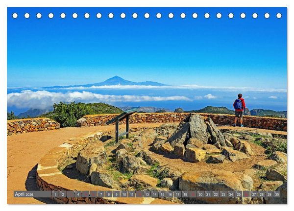 Produktbild: Wandern auf La Gomera (Tischkalender 2026 DIN A5 quer), CALVENDO Monatskalender