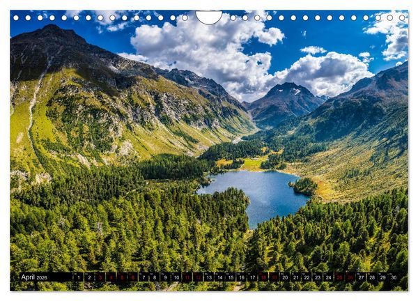 Produktbild: Schweiz - Engadin und Bergell (Wandkalender 2026 DIN A4 quer), CALVENDO Monatskalender