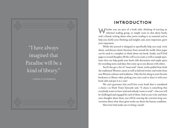 Produktbild: Must-Read Classics: A Book Club Journal for Bibliophiles