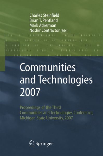 Produktbild: Communities and Technologies 2007