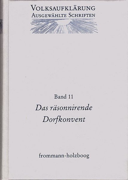 Produktbild: Volksaufkl&auml;rung - Ausgew&auml;hlte Schriften / Band 11: Johann Adam Christian Thon (1739&ndash;1809)