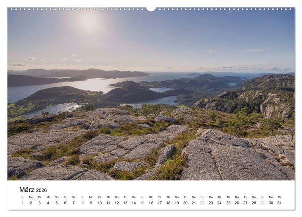 Produktbild: Norwegen - Magie aus Licht und Landschaft (Wandkalender 2026 DIN A2 quer), CALVENDO Monatskalender