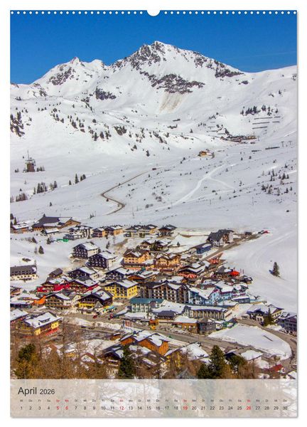 Produktbild: Es gr&uuml;&szlig;t Obertauern (hochwertiger Premium Wandkalender 2026 DIN A2 hoch), Kunstdruck in Hochglanz