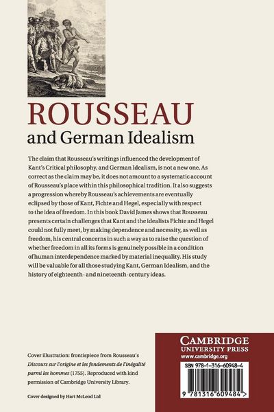 Produktbild: Rousseau and German Idealism