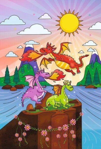 Produktbild: Magic Water Colouring - Drachen