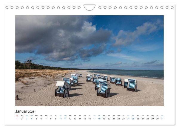 Produktbild: Fischland - Dar&szlig; - Zingst: Zwischen Meer und Bodden (Wandkalender 2026 DIN A4 quer), CALVENDO Monatskalender