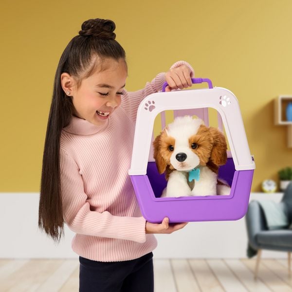 Produktbild: Moose Toys 300217 - Little Live Pets, My Really Real Puppy-Patches, Mein wirklich echter Welpe-Patches, 60+ Ger&auml;usche/Reaktionen und Zubeh&ouml;r, 1 von 72 Variationen