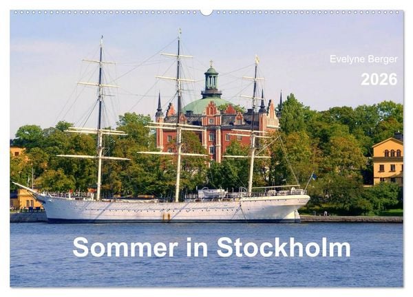 Produktbild: Sommer in Stockholm 2026 (Wandkalender 2026 DIN A2 quer), CALVENDO Monatskalender
