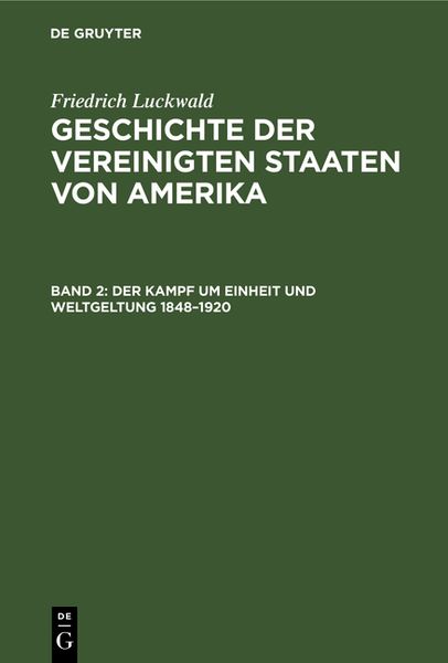 Produktbild: Der Kampf um Einheit und Weltgeltung 1848&ndash;1920