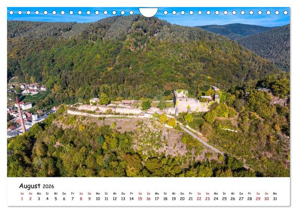 Produktbild: Pf&auml;lzer Burgen (Wandkalender 2026 DIN A4 quer), CALVENDO Monatskalender