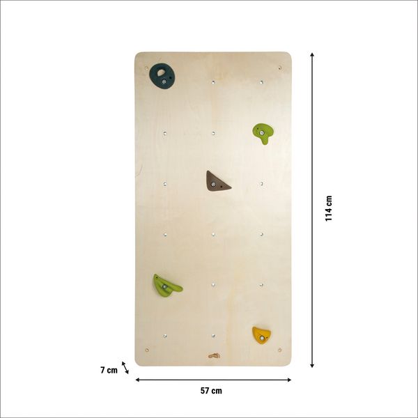 Produktbild: small foot 12817 - Kletterwand mit Klettersteinen Adventure