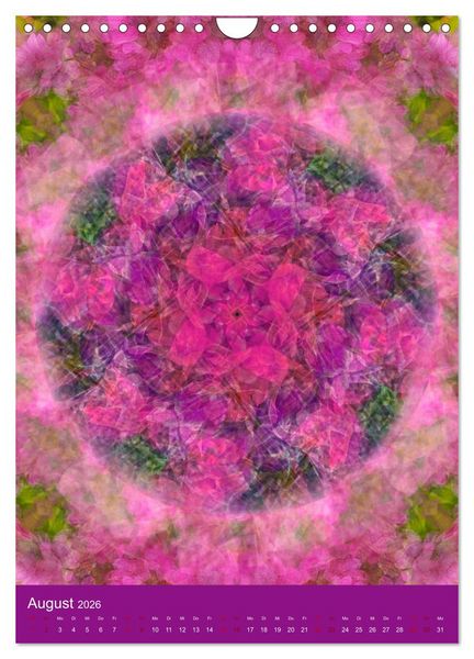 Produktbild: Meditative Pflanzenmandalas (Wandkalender 2026 DIN A4 hoch), CALVENDO Monatskalender