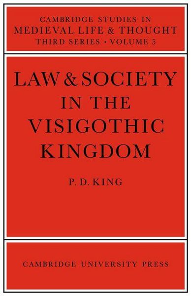Produktbild: Law and Society in the Visigothic Kingdom