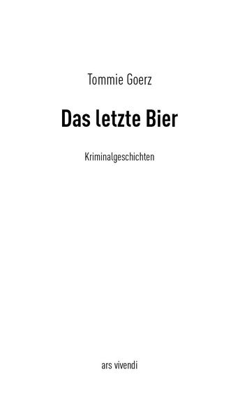 Produktbild: Das letzte Bier