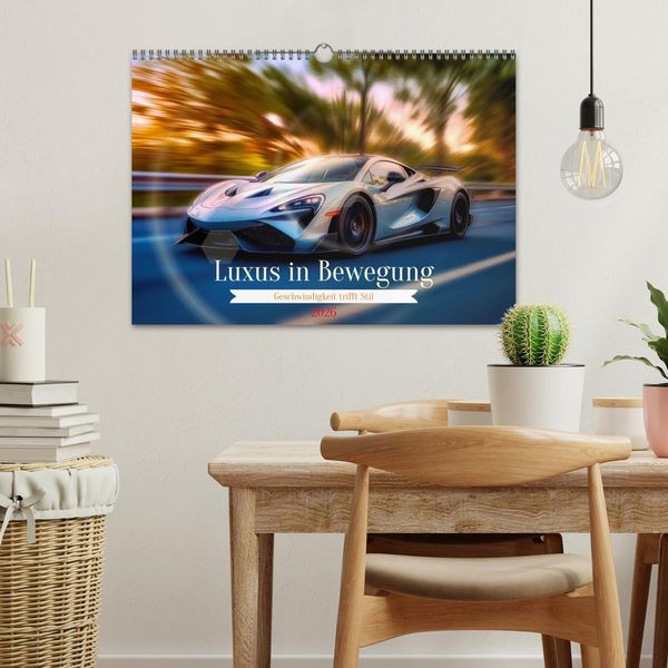 Produktbild: Luxus in Bewegung (Wandkalender 2026 DIN A3 quer), CALVENDO Monatskalender