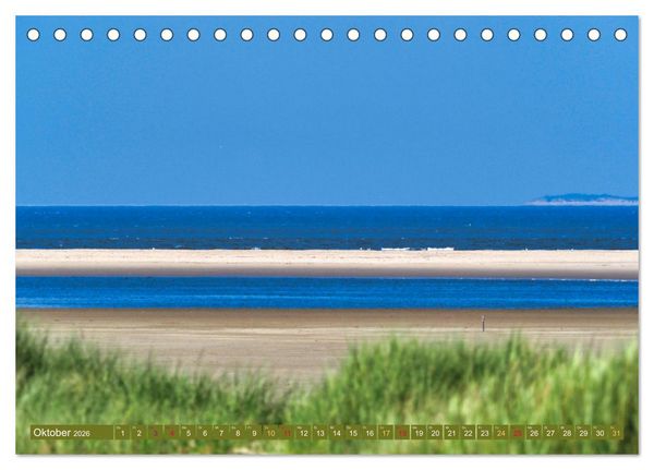 Produktbild: BORKUM Entdeckungen (Tischkalender 2026 DIN A5 quer), CALVENDO Monatskalender