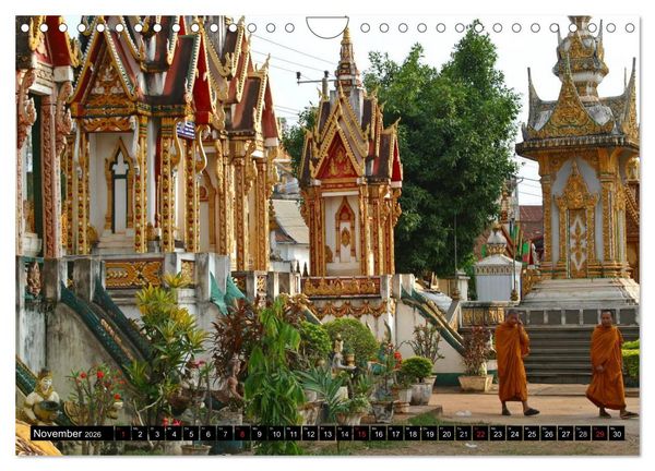 Produktbild: Volksrepublik Laos (Wandkalender 2026 DIN A4 quer), CALVENDO Monatskalender