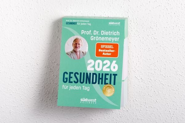 Produktbild: Gesundheit f&uuml;r jeden Tag 2026 - Tagesabrei&szlig;kalender zum Aufstellen oder Aufh&auml;ngen