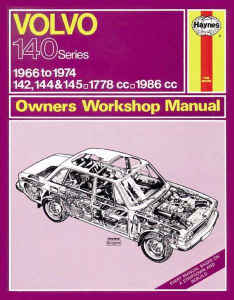 Produktbild: Volvo 142, 144 & 145 (66 - 74) Haynes Repair Manual
