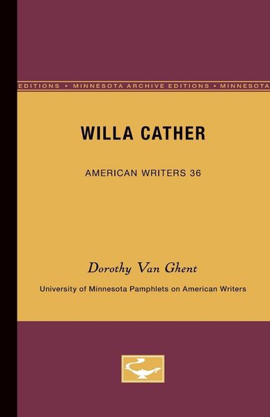Produktbild: Willa Cather - American Writers 36