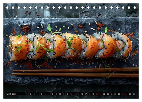 Produktbild: Sushi Zauber (Tischkalender 2026 DIN A5 quer), CALVENDO Monatskalender