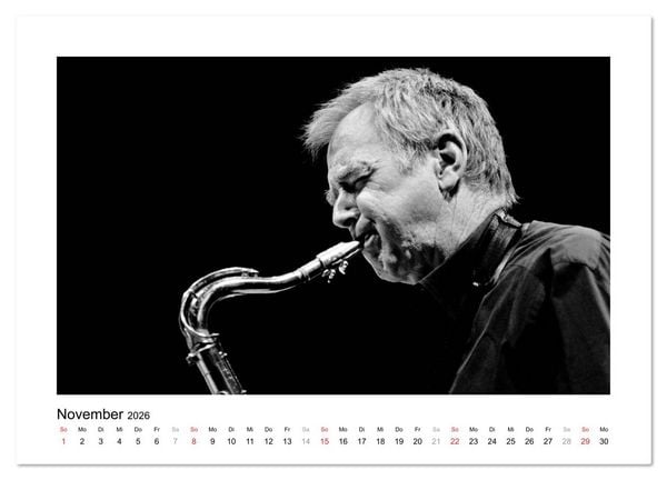 Produktbild: Jazztime (Wandkalender 2026 DIN A2 quer), CALVENDO Monatskalender