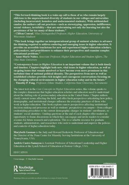 Produktbild: Contemporary Issues in Higher Education
