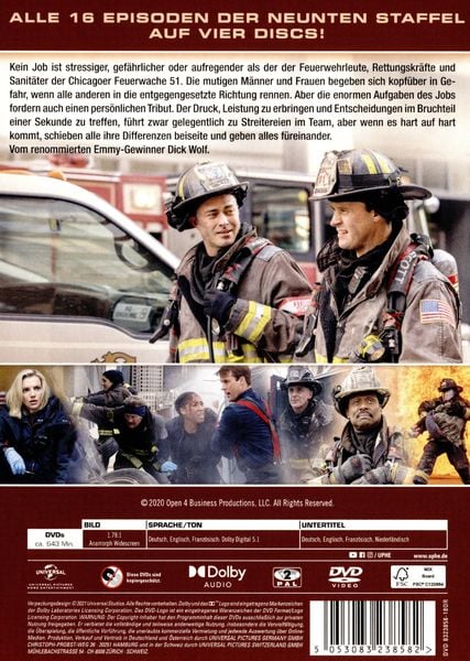 Produktbild: Chicago Fire - Staffel 9 [4 DVDs]