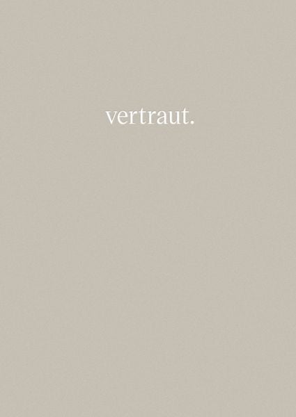 Produktbild: Vertraut.